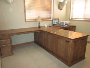 Large wooden custom-made desk