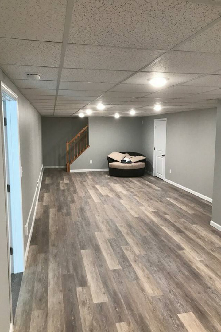 Fully remodeled basement